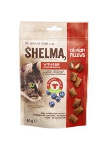 Soutěž o balíček kočičích snacků prémiové značky Shelma