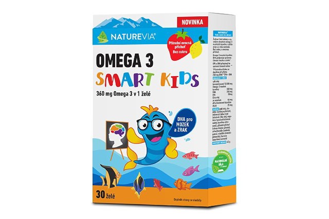 Soutěž o balíček přípravků Naturevia Omega 3 Smart Kids