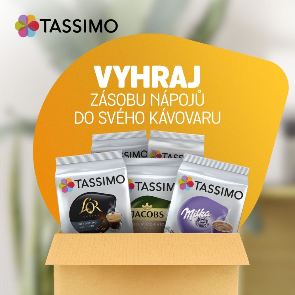 Soutěž o zásobu nápojů do Tassimo kávovaru