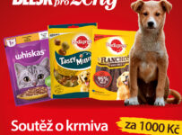 Soutěž o mix krmiva pro domácí mazlíčky od značek Whiskas a Pedigree