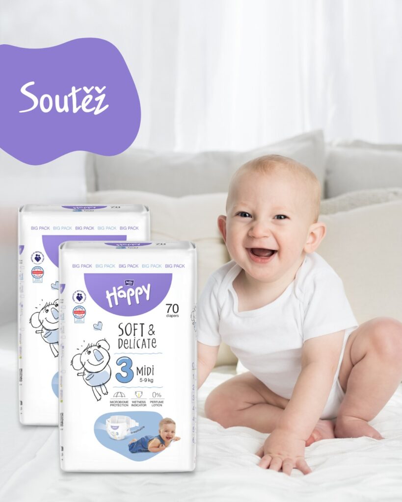 Soutěž o 2 balení plenek Bella Baby Happy