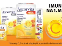 Soutěž o 5x balíček obsahující výrobky Ascorvita s kombinací vitamínu C, D a zinku