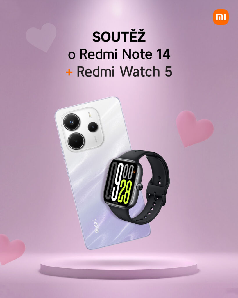 Soutěž o Redmi Note 14 a Redmi Watch 5