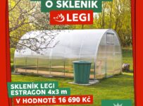 Soutěž o odolný zahradní skleník LEGI ESTRAGON