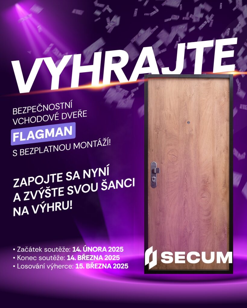 Soutěž o prémiové vchodové dveře od společnosti Secum Doors