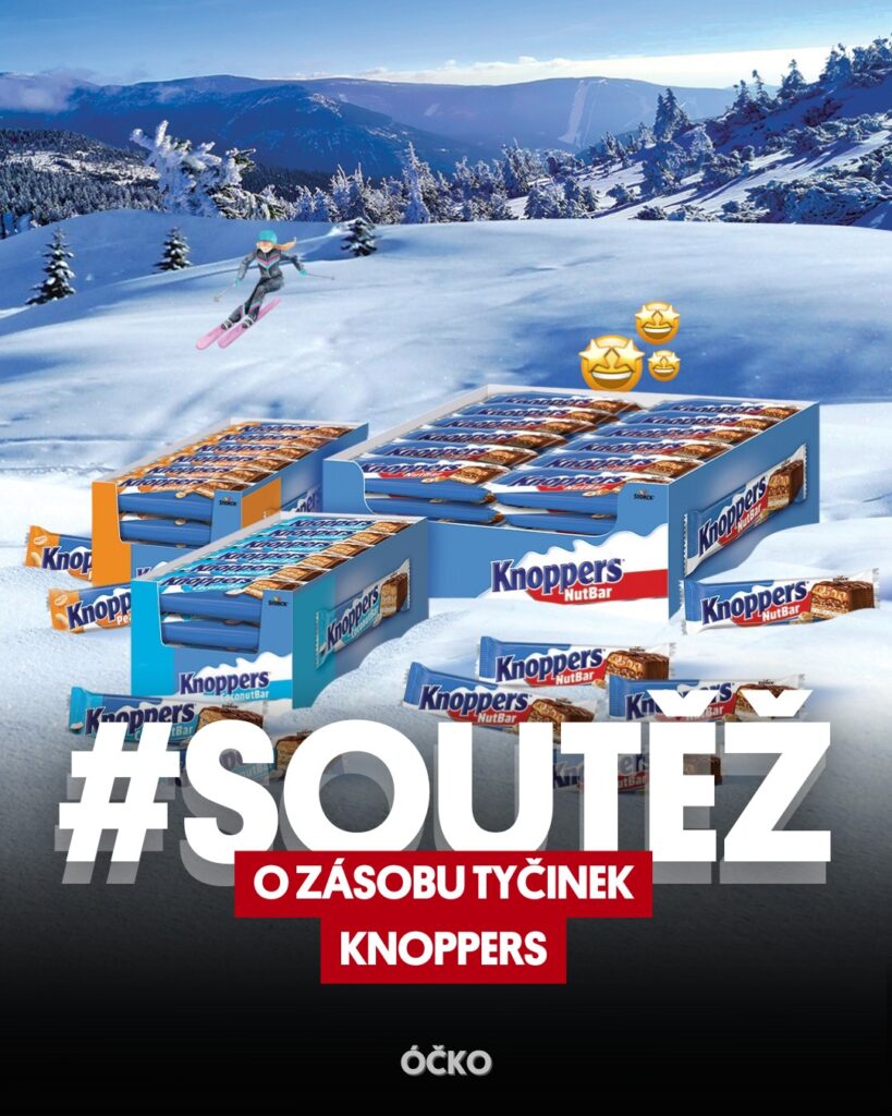 Soutěž o zásobu tyčinek Knoppers