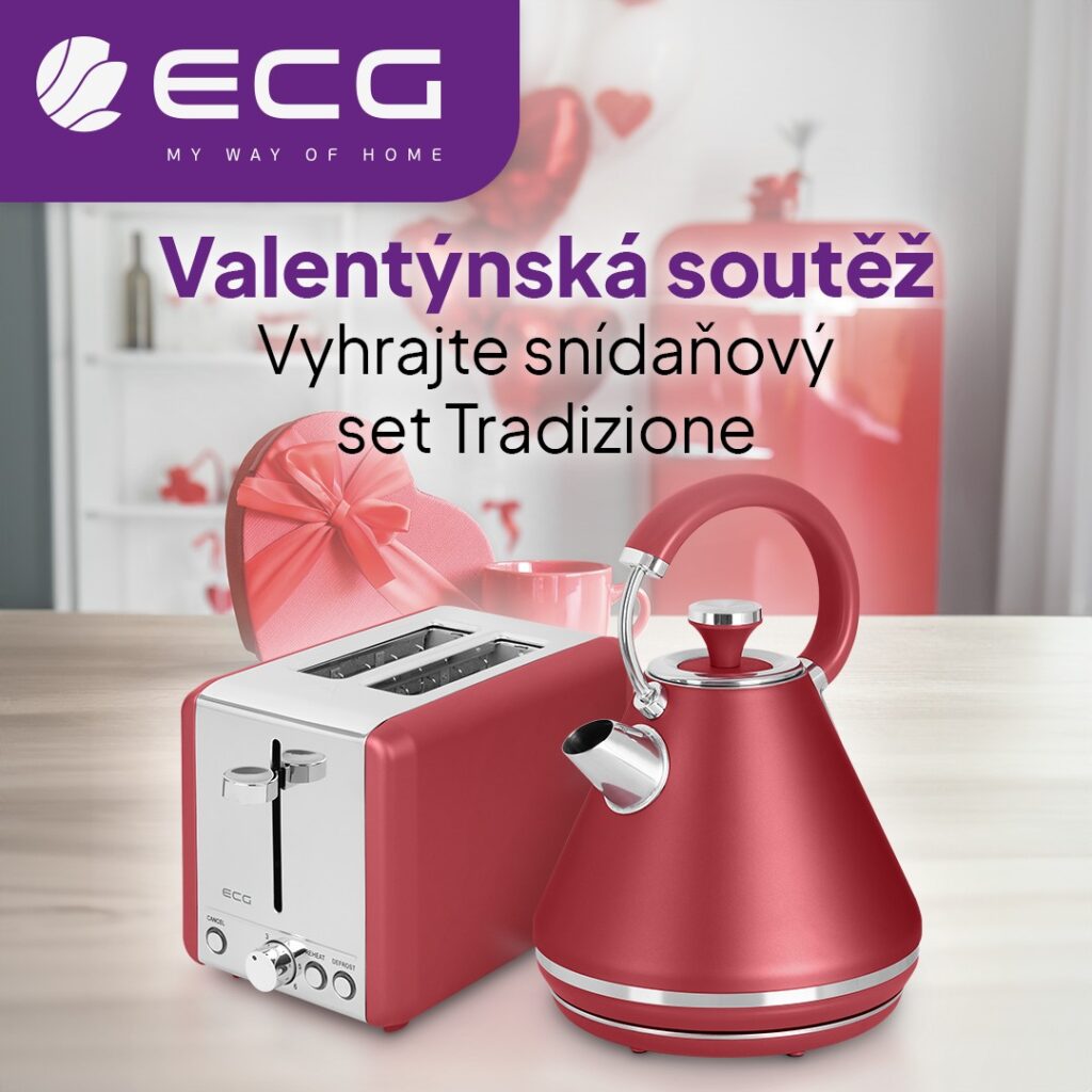 Valentýnská soutěž o snídaňový set ECG Tradizione
