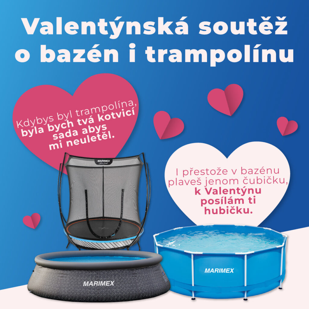 Vyhrajte trampolínu, nebo bazén od Marimex