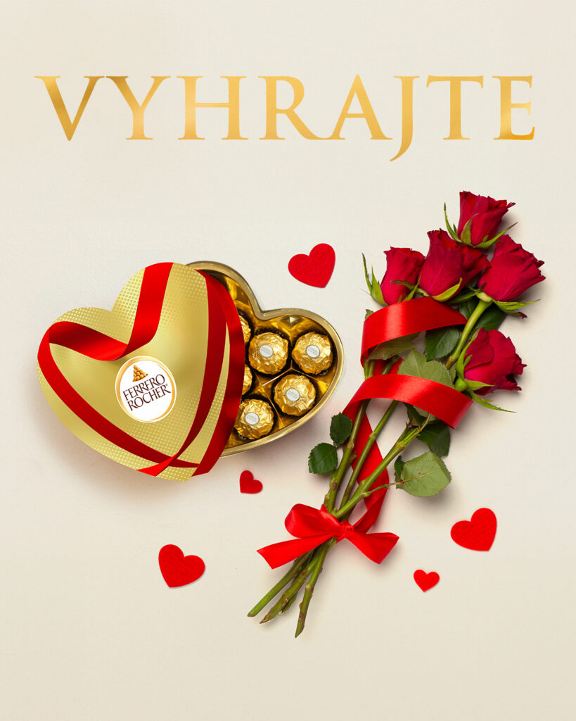 Vyhrajte valentýnské srdce Ferrero Rocher